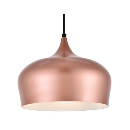 A large image of the Elegant Lighting LDPG2003 Honey Gold