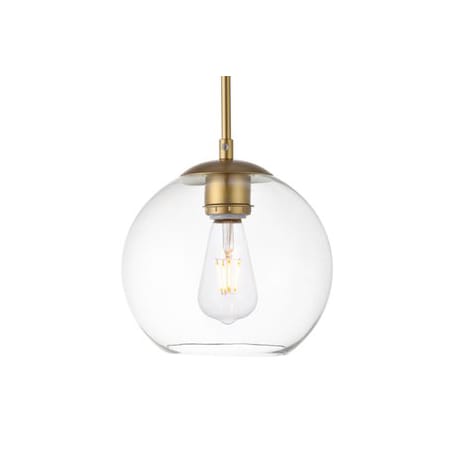 A large image of the Elegant Lighting LDPG2206 Brass