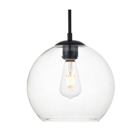 A large image of the Elegant Lighting LDPG2212 Black