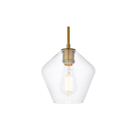 A large image of the Elegant Lighting LDPG2256 Brass