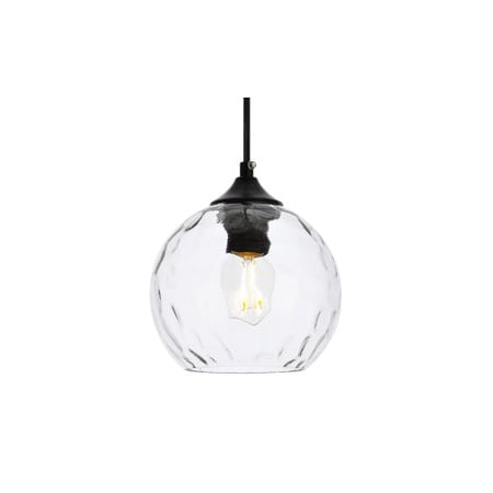 A large image of the Elegant Lighting LDPG2280 Black