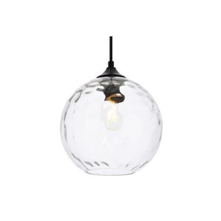 A large image of the Elegant Lighting LDPG2281 Black