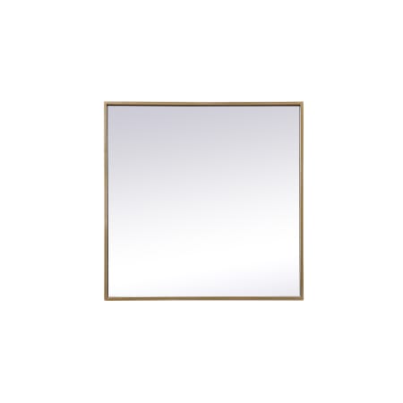 A large image of the Elegant Lighting MR42424 Brass