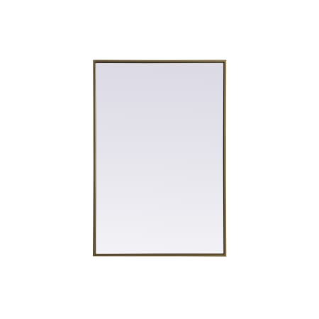 A large image of the Elegant Lighting MR42436 Brass