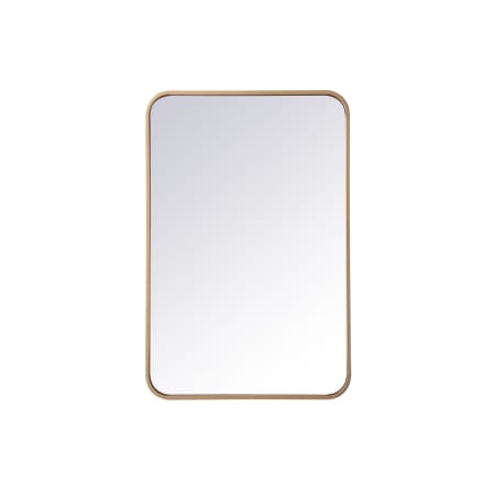 A large image of the Elegant Lighting MR802030 Brass