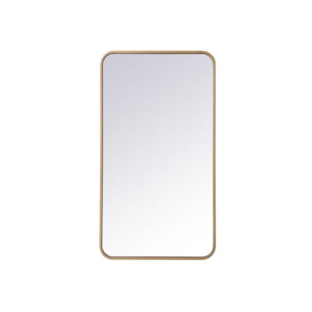 A large image of the Elegant Lighting MR802036 Brass