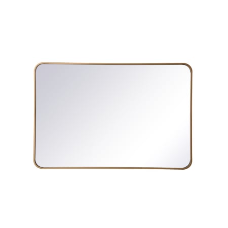 A large image of the Elegant Lighting MR802740 Brass