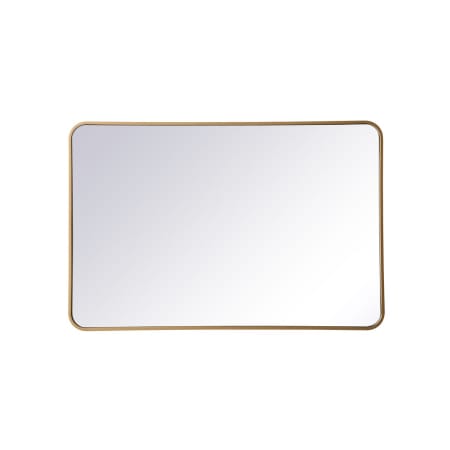 A large image of the Elegant Lighting MR802842 Brass