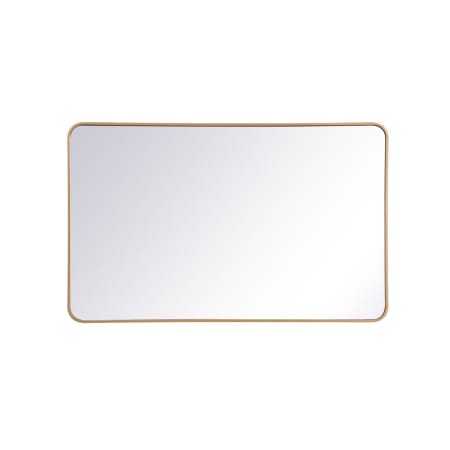 A large image of the Elegant Lighting MR803048 Brass