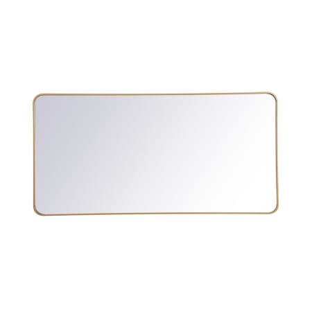 A large image of the Elegant Lighting MR803060 Brass