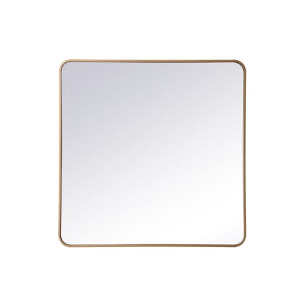 A large image of the Elegant Lighting MR803636 Brass