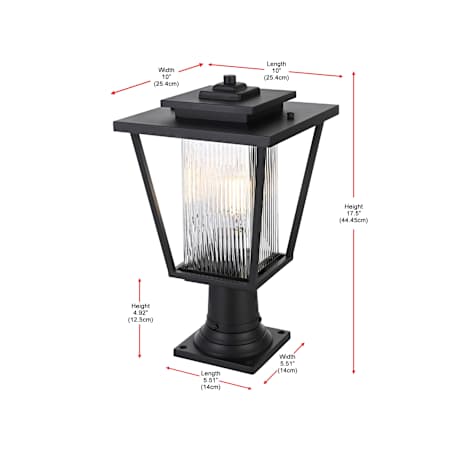 A large image of the Elegant Lighting OD305P18 Alternate Image