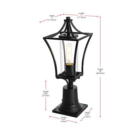 A large image of the Elegant Lighting OD311P19 Alternate Image