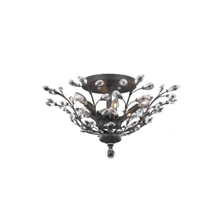 A large image of the Elegant Lighting V2011F27/RC Dark Bronze