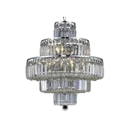 A large image of the Elegant Lighting V2038D20/RC Chrome