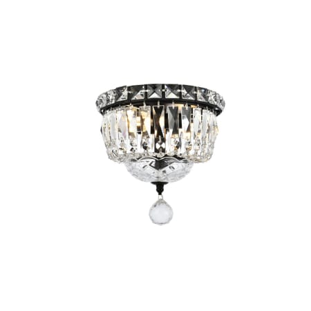 A large image of the Elegant Lighting V2528F8/RC Black