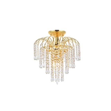 A large image of the Elegant Lighting V6801F16/RC Gold