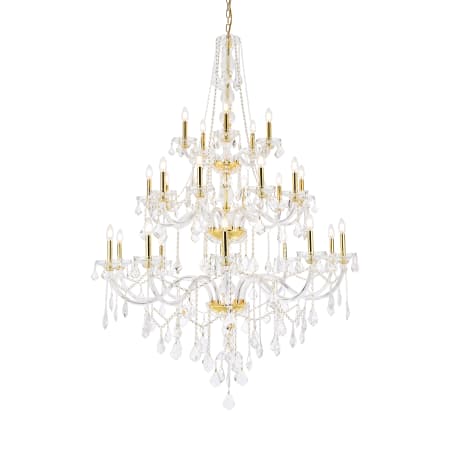 A large image of the Elegant Lighting V7825G43/RC Gold