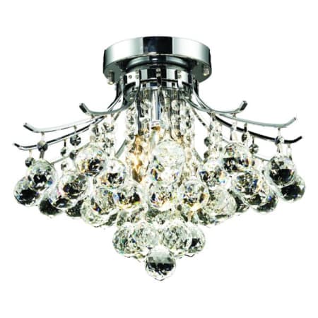 A large image of the Elegant Lighting V8000F16/RC Chrome