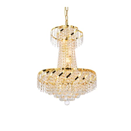 A large image of the Elegant Lighting VECA1D18/RC Gold