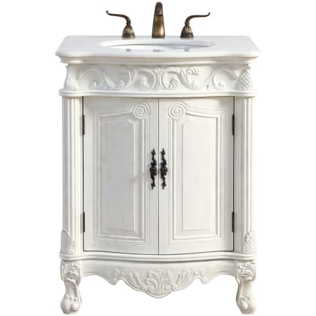 A large image of the Elegant Lighting VF-1008-VW Antique White