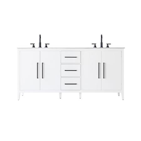 A large image of the Elegant Lighting VF29372D White