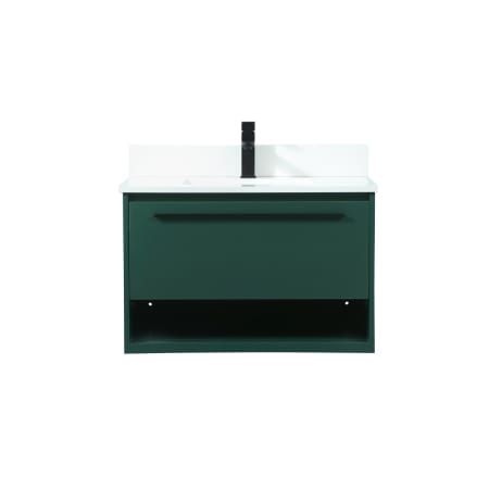 A large image of the Elegant Lighting VF43530M-BS Green