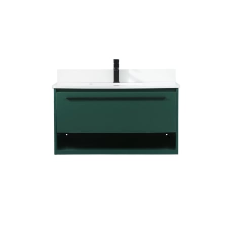 A large image of the Elegant Lighting VF43536M-BS Green