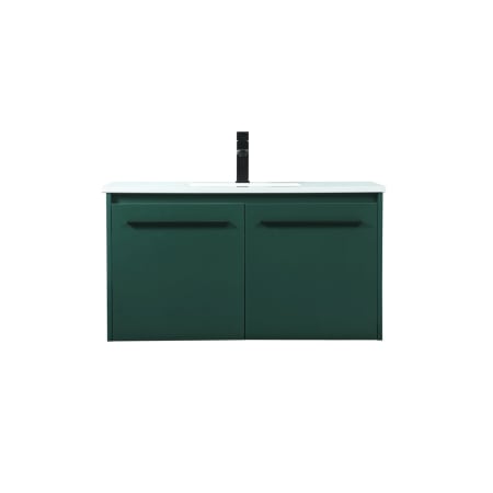 A large image of the Elegant Lighting VF44536M Green