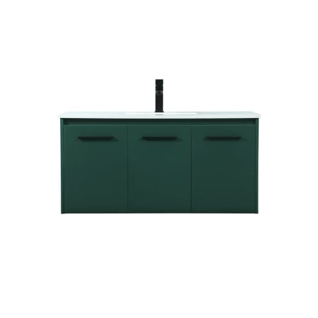 A large image of the Elegant Lighting VF44540M Green