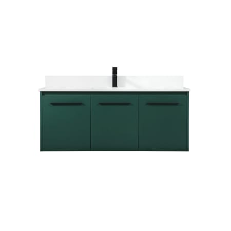 A large image of the Elegant Lighting VF44548M-BS Green