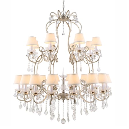 A large image of the Elegant Lighting 1471G44 Silver Leaf