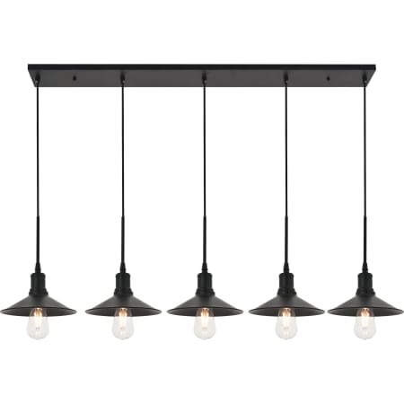 A large image of the Elegant Lighting LD4033D49 Black