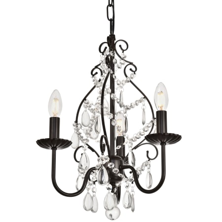 A large image of the Elegant Lighting LD5003D15 Oil Rubbed Bronze