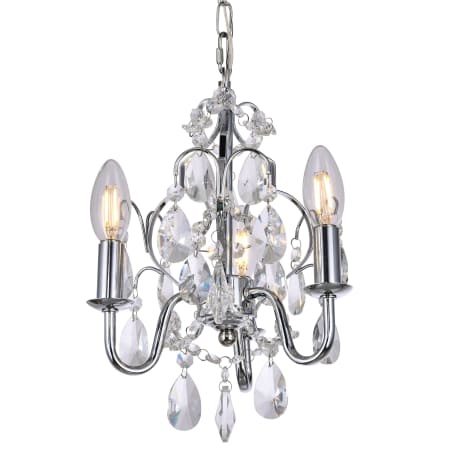 A large image of the Elegant Lighting LD5020D9 Chrome