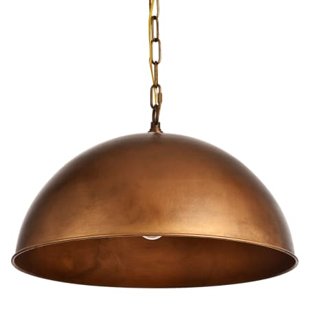 A large image of the Elegant Lighting LD6013D20 Manual Brass