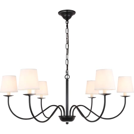 A large image of the Elegant Lighting LD6103D37 Elegant LD6103D37BK Alternate Image 7