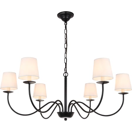 A large image of the Elegant Lighting LD6103D37 Elegant LD6103D37BK Alternate Image 9