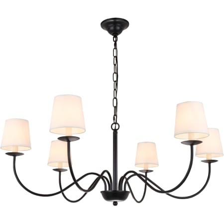 A large image of the Elegant Lighting LD6103D37 Elegant LD6103D37BK Alternate Image 10