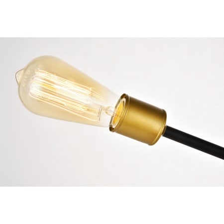 A large image of the Elegant Lighting LD8015D18 Elegant LD8015D18BK Alternate Image 6