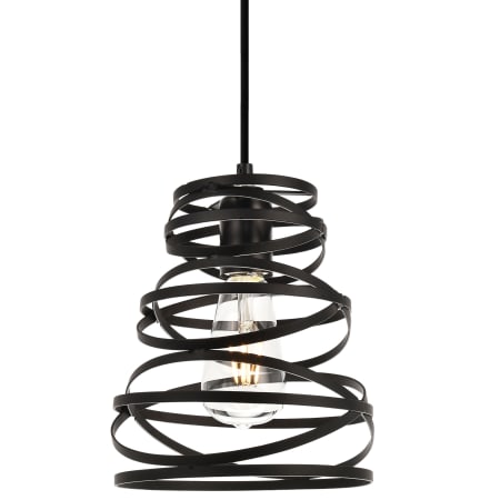 A large image of the Elegant Lighting LDPD3011 Matte Black