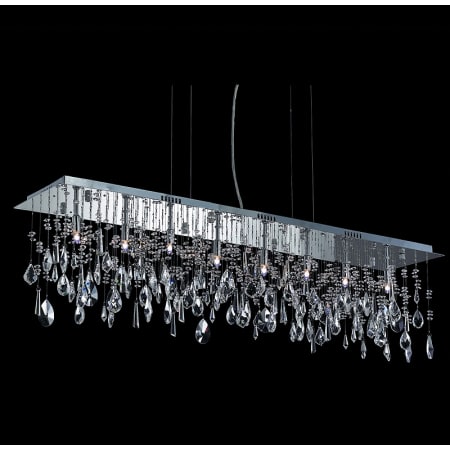 A large image of the Elegant Lighting 5901D46C Royal Cut Clear Crystal