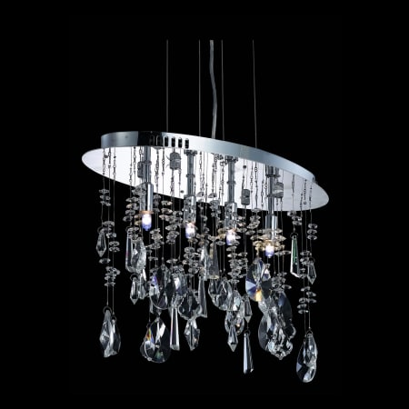 A large image of the Elegant Lighting 5902D18C Royal Cut Clear Crystal