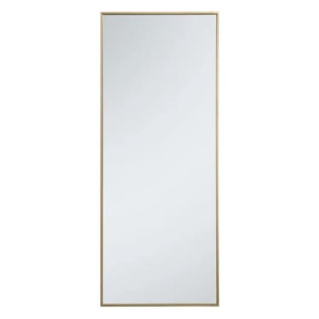 A large image of the Elegant Lighting MR42460 Brass