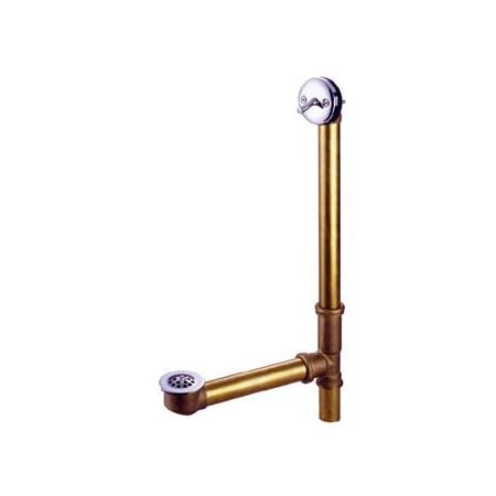 A large image of the Elements Of Design DTL1202 Polished Brass (PVD)