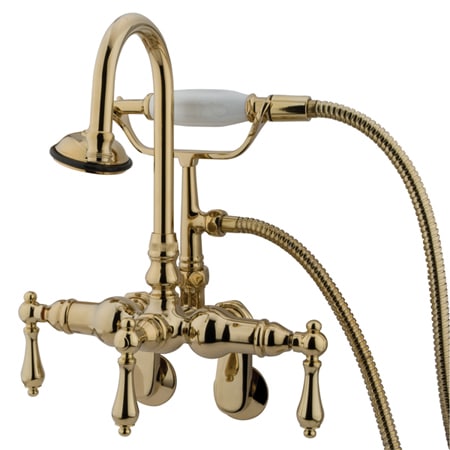 A large image of the Elements Of Design DT3012AL Polished Brass (PVD)