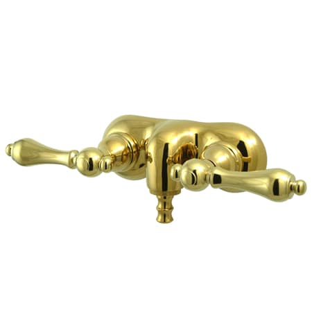 A large image of the Elements Of Design DT0412AL Polished Brass (PVD)