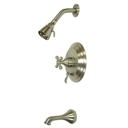 A large image of the Elements Of Design EB36380AX Satin Nickel
