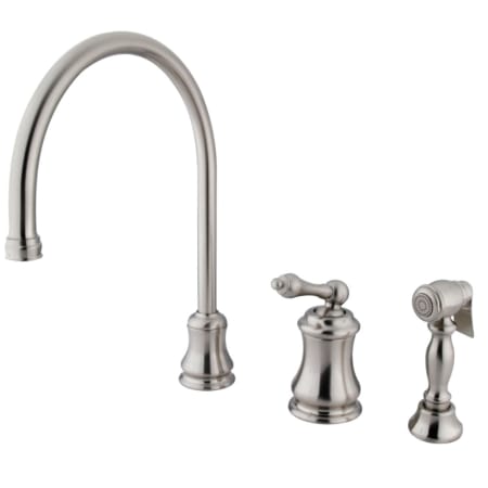 A large image of the Elements Of Design ES381ALBS Satin Nickel