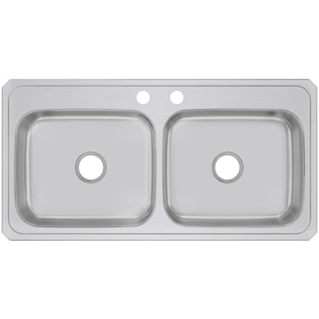A large image of the Elkay CR4322 2 Faucet Holes